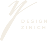 design zinich logo white